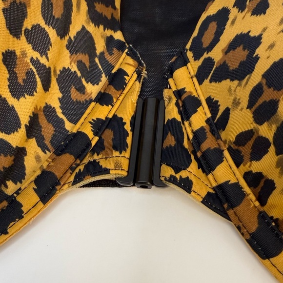 Leading Lady Yellow Leopard Print Bra Sz 48 DD - Picture 8 of 16